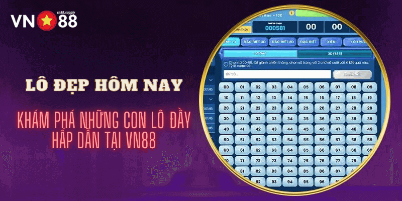 lô đẹp hôm nay tại vn88